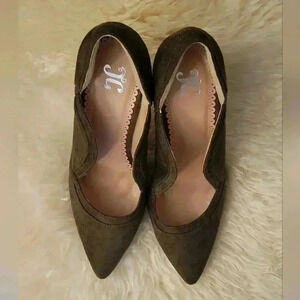 JG 7.5 Olive Green Stiletto Heels